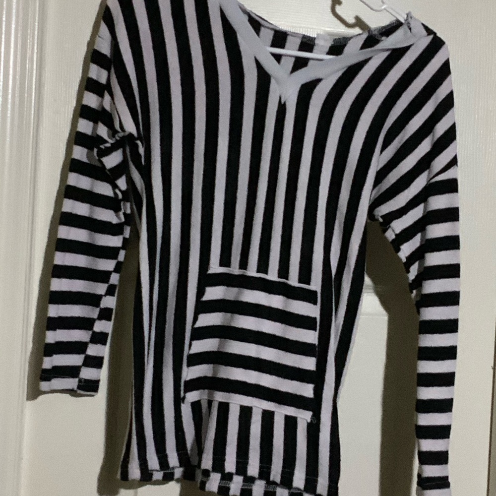 Striped Hooded Sweater Longsleeve